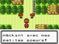 une photo d'Ã©cran de Pokemon Or sur Nintendo Game Boy Color